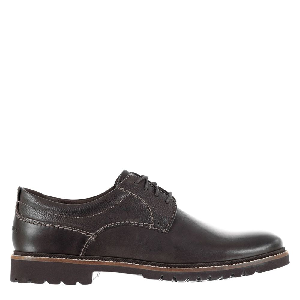Rockport Canada Plain Toe - Mens Oxfords Dark Chocolate (DMP890165)